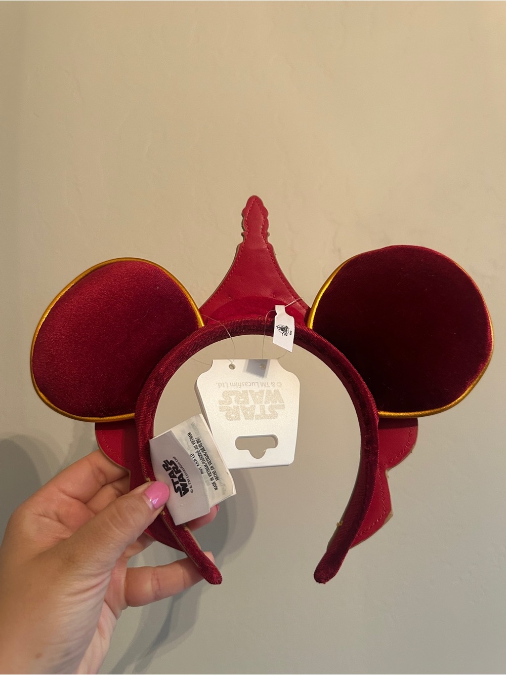 Disney Parks Padme Amidala Ear Headband Star Wars Episode 1 Phantom Menace NWT - Picture 2 of 6
